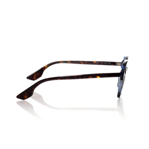NWOT McQ by Alexander Mcqueen Blue Square Sunglasses with Case MQ0060S main image 4